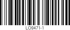Código de barras (EAN, GTIN, SKU, ISBN): 'LO9471-1'
