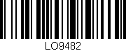 Código de barras (EAN, GTIN, SKU, ISBN): 'LO9482'