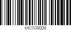 Código de barras (EAN, GTIN, SKU, ISBN): 'MCS09008'