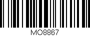 Código de barras (EAN, GTIN, SKU, ISBN): 'MO8867'
