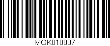 Código de barras (EAN, GTIN, SKU, ISBN): 'MOK010007'
