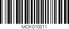 Código de barras (EAN, GTIN, SKU, ISBN): 'MOK010011'