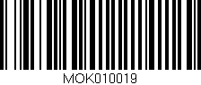 Código de barras (EAN, GTIN, SKU, ISBN): 'MOK010019'