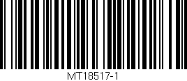 Código de barras (EAN, GTIN, SKU, ISBN): 'MT18517-1'