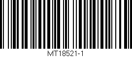 Código de barras (EAN, GTIN, SKU, ISBN): 'MT18521-1'