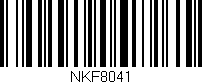 Código de barras (EAN, GTIN, SKU, ISBN): 'NKF8041'