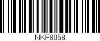 Código de barras (EAN, GTIN, SKU, ISBN): 'NKF8058'