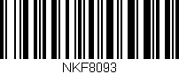 Código de barras (EAN, GTIN, SKU, ISBN): 'NKF8093'