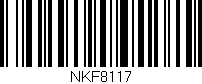 Código de barras (EAN, GTIN, SKU, ISBN): 'NKF8117'