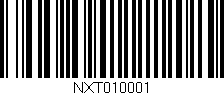 Código de barras (EAN, GTIN, SKU, ISBN): 'NXT010001'