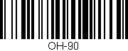 Código de barras (EAN, GTIN, SKU, ISBN): 'OH-90'