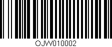 Código de barras (EAN, GTIN, SKU, ISBN): 'OJW010002'