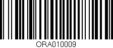 Código de barras (EAN, GTIN, SKU, ISBN): 'ORA010009'