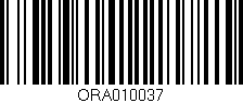 Código de barras (EAN, GTIN, SKU, ISBN): 'ORA010037'