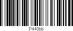 Código de barras (EAN, GTIN, SKU, ISBN): 'P440bb'