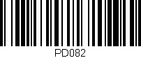 Código de barras (EAN, GTIN, SKU, ISBN): 'PD082'