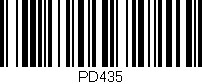 Código de barras (EAN, GTIN, SKU, ISBN): 'PD435'