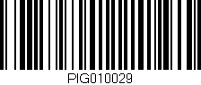 Código de barras (EAN, GTIN, SKU, ISBN): 'PIG010029'