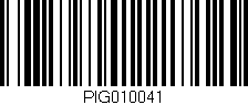 Código de barras (EAN, GTIN, SKU, ISBN): 'PIG010041'