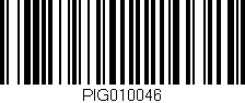 Código de barras (EAN, GTIN, SKU, ISBN): 'PIG010046'