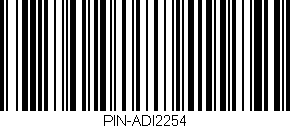 Código de barras (EAN, GTIN, SKU, ISBN): 'PIN-ADI2254'