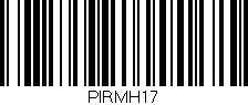 Código de barras (EAN, GTIN, SKU, ISBN): 'PIRMH17'