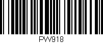 Código de barras (EAN, GTIN, SKU, ISBN): 'PW918'