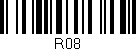 Código de barras (EAN, GTIN, SKU, ISBN): 'R08'