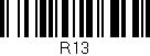 Código de barras (EAN, GTIN, SKU, ISBN): 'R13'