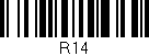 Código de barras (EAN, GTIN, SKU, ISBN): 'R14'