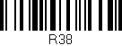 Código de barras (EAN, GTIN, SKU, ISBN): 'R38'