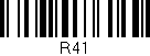 Código de barras (EAN, GTIN, SKU, ISBN): 'R41'