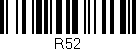 Código de barras (EAN, GTIN, SKU, ISBN): 'R52'