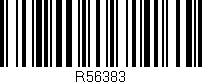 Código de barras (EAN, GTIN, SKU, ISBN): 'R56383'