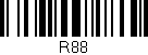 Código de barras (EAN, GTIN, SKU, ISBN): 'R88'