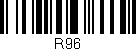 Código de barras (EAN, GTIN, SKU, ISBN): 'R96'