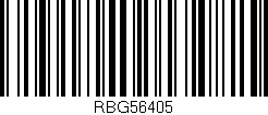 Código de barras (EAN, GTIN, SKU, ISBN): 'RBG56405'