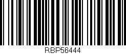 Código de barras (EAN, GTIN, SKU, ISBN): 'RBP56444'
