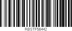 Código de barras (EAN, GTIN, SKU, ISBN): 'RBSTF56442'