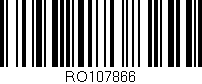 Código de barras (EAN, GTIN, SKU, ISBN): 'RO107866'