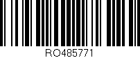 Código de barras (EAN, GTIN, SKU, ISBN): 'RO485771'