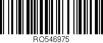 Código de barras (EAN, GTIN, SKU, ISBN): 'RO546975'