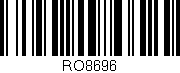 Código de barras (EAN, GTIN, SKU, ISBN): 'RO8696'