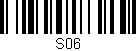 Código de barras (EAN, GTIN, SKU, ISBN): 'S06'