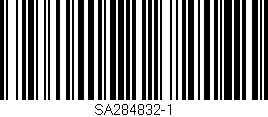 Código de barras (EAN, GTIN, SKU, ISBN): 'SA284832-1'