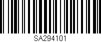 Código de barras (EAN, GTIN, SKU, ISBN): 'SA294101'