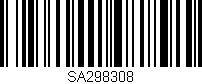 Código de barras (EAN, GTIN, SKU, ISBN): 'SA298308'