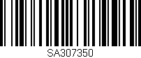 Código de barras (EAN, GTIN, SKU, ISBN): 'SA307350'