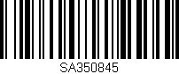 Código de barras (EAN, GTIN, SKU, ISBN): 'SA350845'