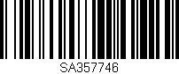 Código de barras (EAN, GTIN, SKU, ISBN): 'SA357746'
